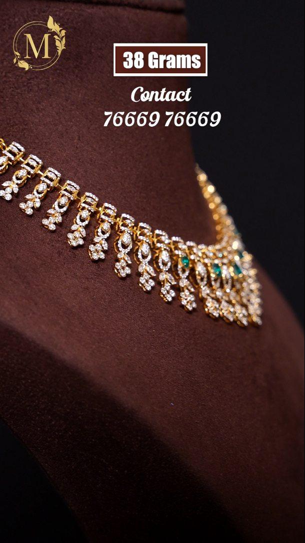 Ready to dazzle? This stunning diamond necklace is more than just a piece of jewelry-it's a statement
How will you style it to make heads turn? Share your sparkle with us and let your elegance shine!

 Discover the beauty at Mukunda Jewellers
Explore Our Locations:

Somajiguda Store:
Blumoon Towers, H.No
6-3-1186, A/B, Opp
CM Camp Office, 3rd Floor, Somajiguda, Hyderabad - 500082
Contact Somajiguda Store:
+91 7337238787+918374887653

Kukatpally Store:
MIG-409, Road No 4, KPHB Colony, Kukatpally, Hyderabad, Telangana - 500072
Contact Kukatpally Store:
+91 9133866449
+91 9912866449

Kothapet Store:
Style Union Building 2nd Floor, LB Nagar Road Near Metro Pillar No 1591
Contact Kothapet Store: +91 7285969798 +91 7095050607

Khammam Store:
H.No: 8-2-157/A/1, Wyra Road, Opp
State Bank of India, Khammam - 507001
Contact Khammam Store: +91 9703710916+91 9703770916

#MukundaJewellers #Wholesale Jewellery #JewelleryStore
#GoldJewellery #Diamond Jewellery #FactoryOutlet
#Khammam #Kukatpally #AffordableLuxury #lowestva
#nomakingcharges #lightweightgoldjewellery #weddingjewelry #goldbangles #papidibillas #kempunecklace #cznecklaces#kempubearlharam #haaram #Haaramset #gold #gold necklace