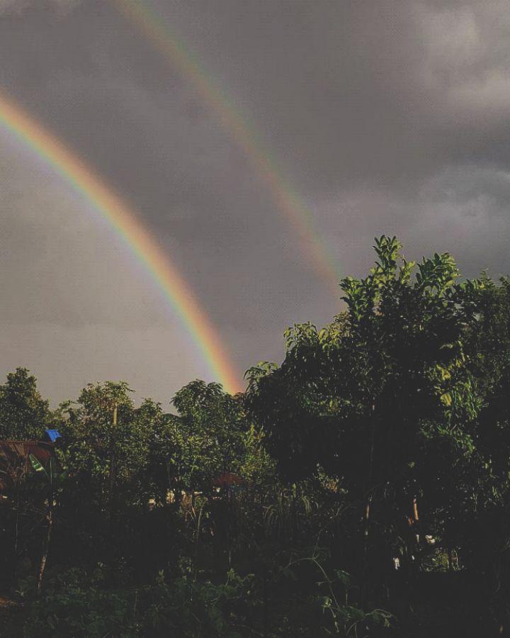 #November #rain (20/11/24) 
#manipurtoday #northeastindia
#senapati #novemberrain #rainbow