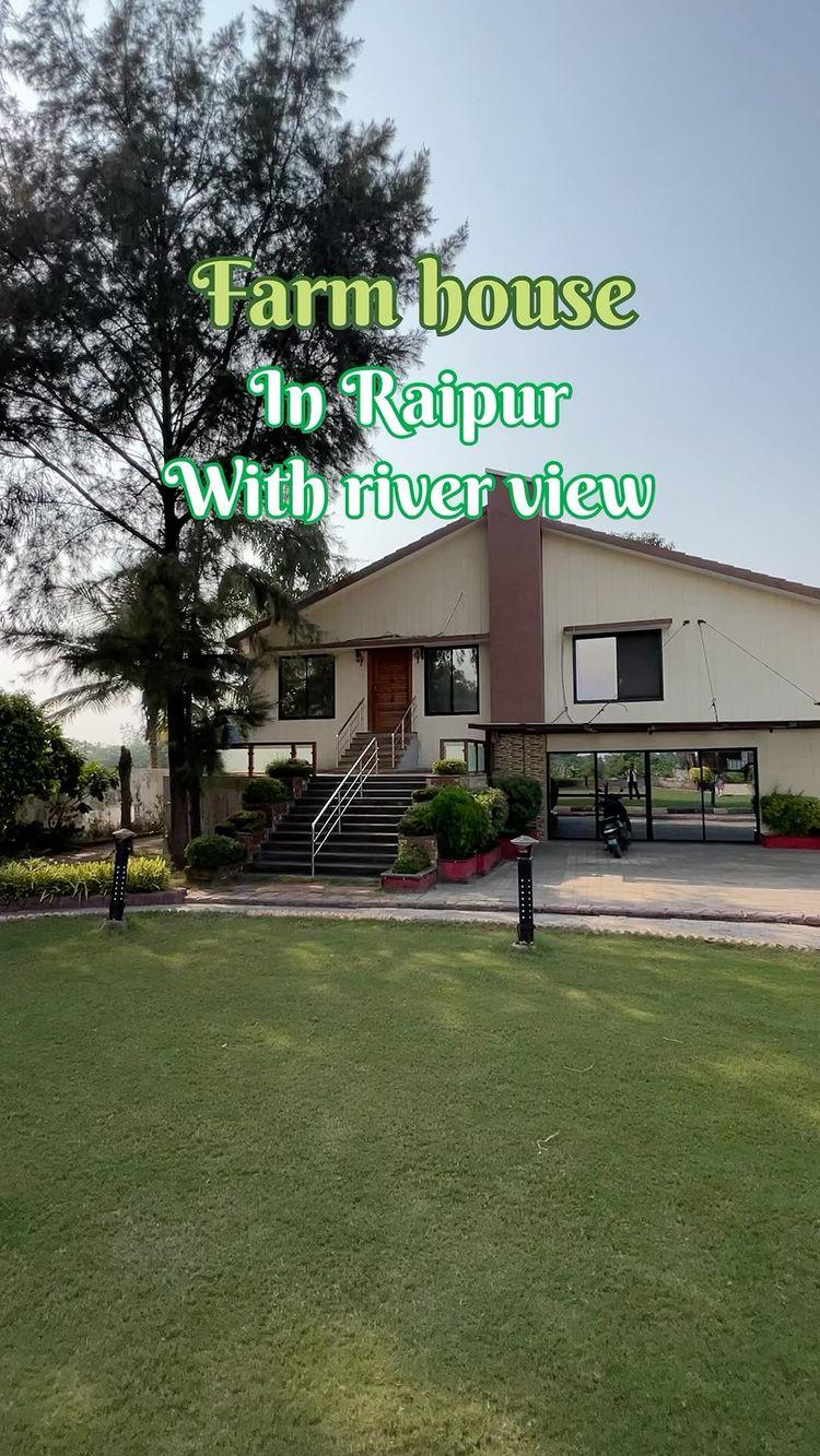 2BHK luxury farm house with party lawn and swimming pool beside kharun river 
Address- petals vatika bhatagao Raipur