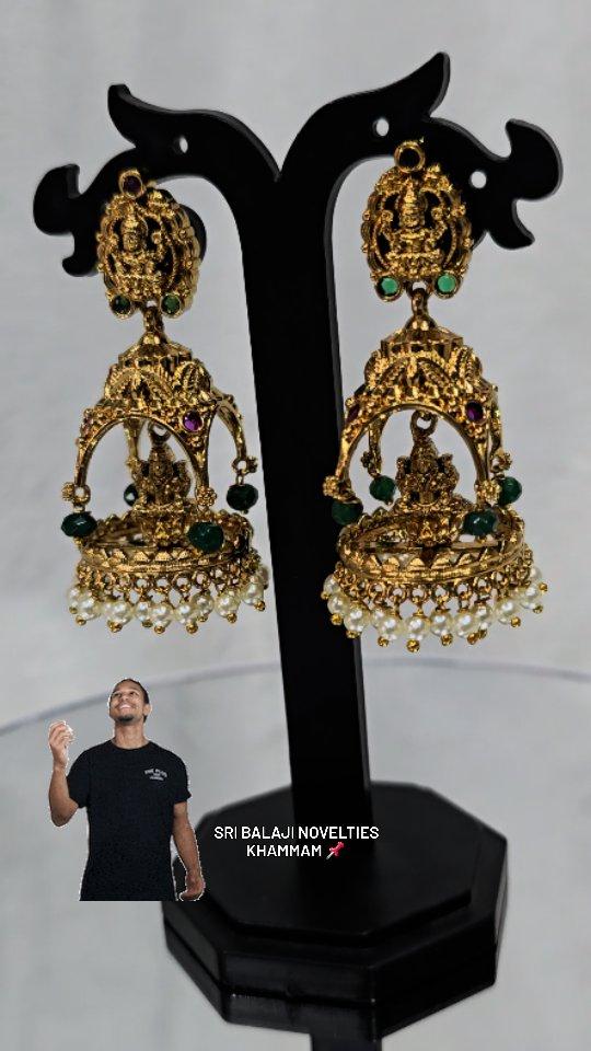 Temple earrings premium quality WhatsApp order 9676 234 326