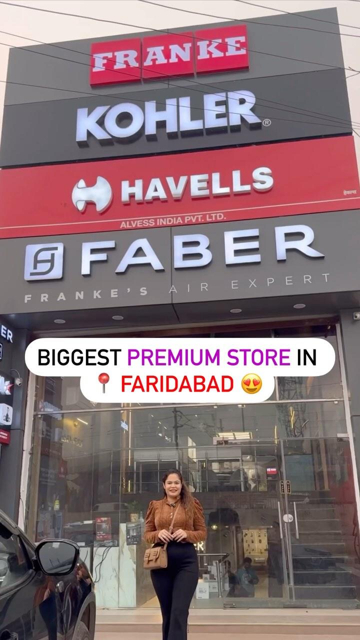 BIGGEST PREMIUM STORE in FARIDABAD of Kohler, Havells & Faber 😍
You’ll find Complete Variety of all three brands here under 1 roof and Guaranteed Best Price in Market!!! 🥳

📍 alvess_fbd 
Alvess India Pvt ltd, 16/5, Main Mathura road, opposite DPS school, Faridabad

📞 - 7503813020, 8700618228