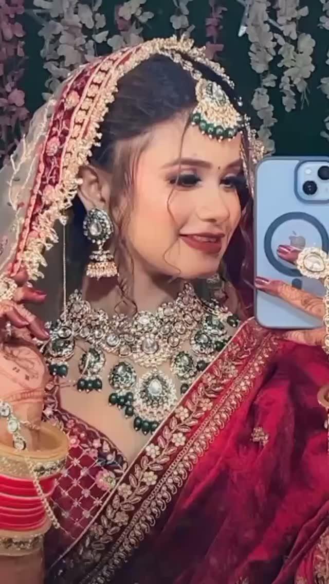 Prettiest nitya bridal makeup 🥰