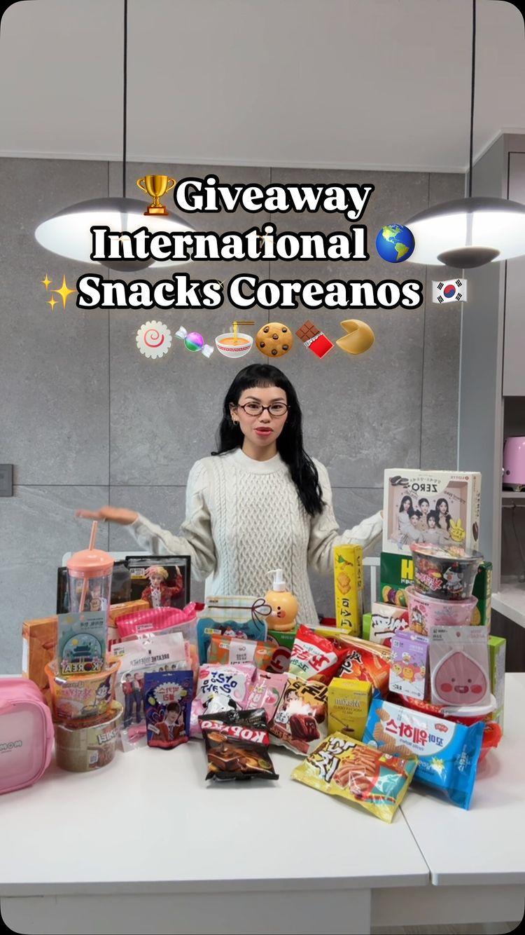 ✨GIVEAWAY INTERNATIONAL ✨ participa para ganar Snacks Coreanos 🇰🇷 Lee Los pasos 👇🏼

Reglas del concurso: Todos los países participan 🌏
Ganador #1 🏆🥇
1) ✨ suscribirte en mi canal de  YouTube Mariel ortega y comenta de que país eres en el vídeo del concurso en YouTube 

2) ✨Seguir estas cuentas de Instagram 
marielortegas 
pablolee.gdp

3)✨Facebook Mariel Ortega 
Pablo lee 
4)✨Seguir estas cuentas de TikTok marielortegas 
pablolee.gdp 
marielypablo1

5) ✨darle like a esta publicación y comentar listo ✅ 
6) 👯‍♀️ Etiquetar a 2 amigos 
📱Comparte esta publicación en tus historias de Instagram 
🍀Entre más personas distintas etiquetes y más veces comparta más oportunidades de ganar 🏆 recuerda NO ❌ es válido etiquetar a las mismas personas 🙅‍♀️ 

❗️el ganador deberá mandar foto que comprueba su seguimiento por Dm a esta cuentan marielortega antes del día 24/diciembre/24 en las cuentas mencionadas sino lo comprueba será descartado y se elegirá a un nuevo ganador 🏅 

🏆 El ganador será anunciado el día 24de diciembre 2024 a la 1pm hora y día de Corea del Sur 🇰🇷 En live por Instagram marielortega

☀️SUERTE A TODOS 🏆