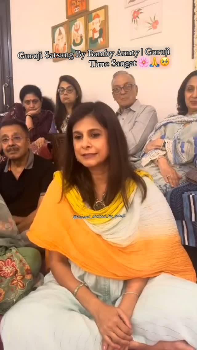 Guruji Satsang By Bamby Aunty | Guruji Time Sangat 🌸🙏🥺