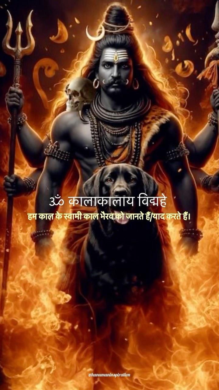 काल भैरव गायत्री मंत्र 🕉📿🙏🏻

यह मंत्र भगवान काल भैरव की आराधना के लिए उपयोग किया जाता है। इसका अर्थ इस प्रकार है:

ॐ कालाकालाय विद्महे - हम काल के स्वामी काल भैरव को जानते हैं/याद करते हैं।

कालातीताय धीमहि - जो काल से परे है, उसे हम अपने मन में स्थापित करते हैं।

तन्नो काल भैरव प्रचोदयात् - उस काल भैरव की प्रेरणा से हमें शक्ति और ज्ञान प्राप्त हो।

इस मंत्र का अर्थ यह है कि हम काल भैरव की शक्ति और ज्ञान से अपने जीवन को सकारात्मक दिशा में आगे बढ़ाने के लिए प्रेरित करते हैं। यह मंत्र काल भैरव की आराधना के लिए उपयोग किया जाता है, जो काल के स्वामी और समय के अधिपति हैं।

इस मंत्र का जाप करने की संख्या : 108 बार

हर हर महादेव।।ॐ नमः शिवाय।।🔱📿🙏🏻

shreeramjankimandirkatihar
#hawaiadda #katihar #bihar #hindurashtra #bharat #sanatandharma #hindustan #hindu #tretayug #srjmk #rambhaktabr #rambhaktjaani
#rambhakt #harharmahadev #kaalbhairavgayatrimantra #shiva #gayatrimantra #जयशंकरमहाराज❤️ #reels #instagram

Follow For More - hanumaninspiration