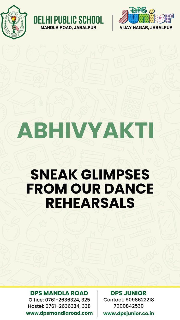 The stage is set, but the show is still a mystery
Abhivyakti 2024 will leave you speechless, as we’ve kept the best surprises under wraps
Get ready for a night like no other! 🔥

 #AbhivyaktiUnfolding #dps #school #mandla  #teachers #education #student  #annualfuntion  #dps

( annual, function, school, celebration, explore, dance, fun, teachers, students, mandla, study, education, dps )