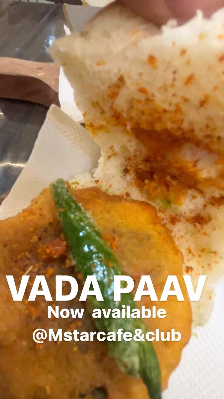 Good news for Vada paav lovers .Now available mstar_cafe.club mstarproductionhouse