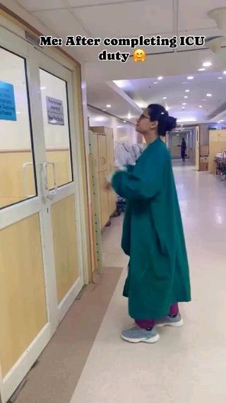 Night duty hospital
 ICU duty