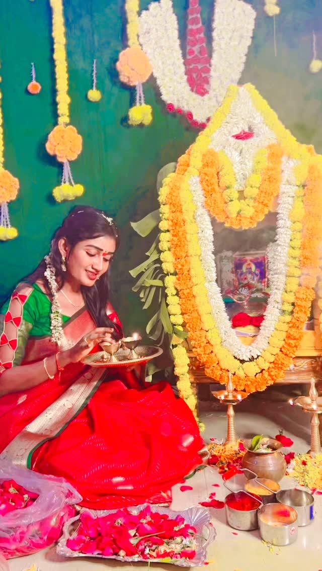 Ma intlo Sathyanarayana pooja😇🙏