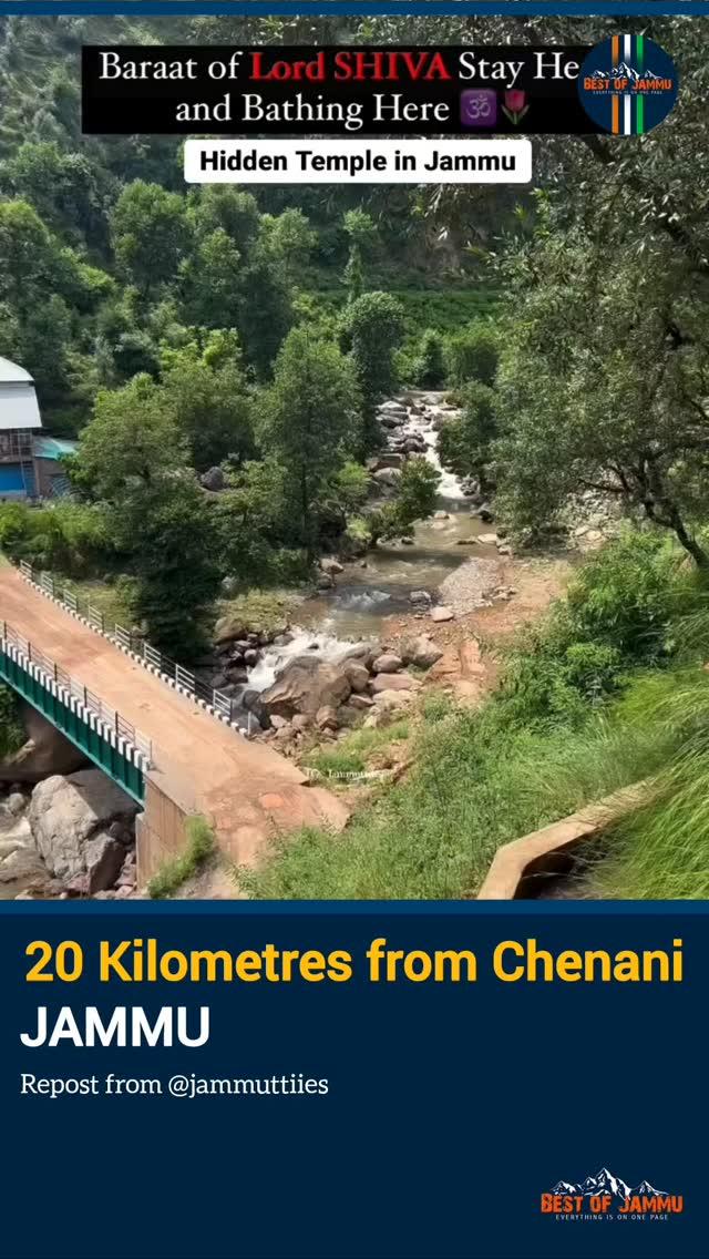 Baraat of Lord Shiva Stay at Beni Sanagam and Bathing here
Beni Sang is a Holy Site situated in Chenani Block Udhampur, Jammu

20 Kilometres from Chenani

Reposted from jammuttiies