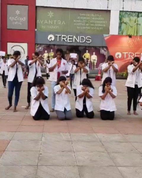 swipe 👉👉👉 

Flash mob at multiplex bhimavarm