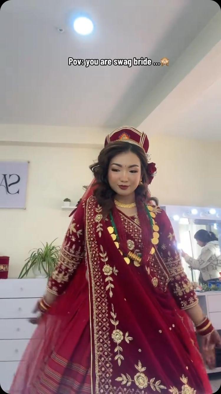 Swag bride 🔥👌
Video by : Sapu Tamang