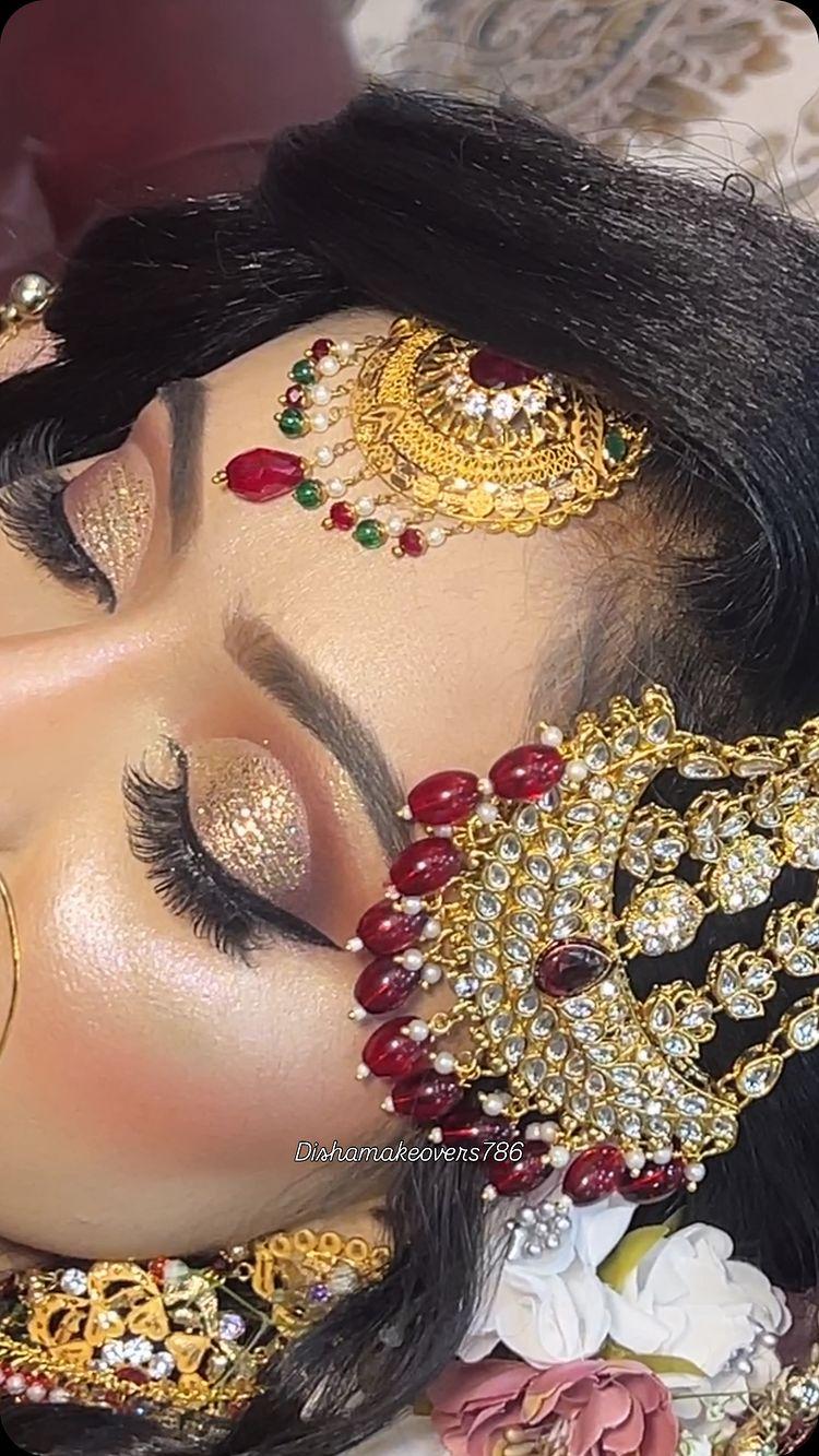 Beautiful bridal makeup dishamakeovers786