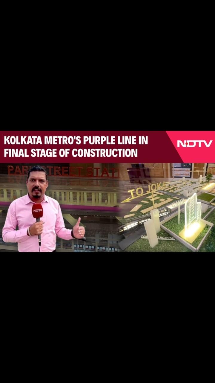 The purple line of the Kolkata Metro network which connects the eastern fringes of the city to the city centre Esplanade has entered its final stage
The line will connect iconic structures like the Victoria Memorial and special care is being taken to ensure that the construction does not affect the centuries old structures
NDTV brings you a sneak peek into the under-construction underground section of this metro line in Kolkata