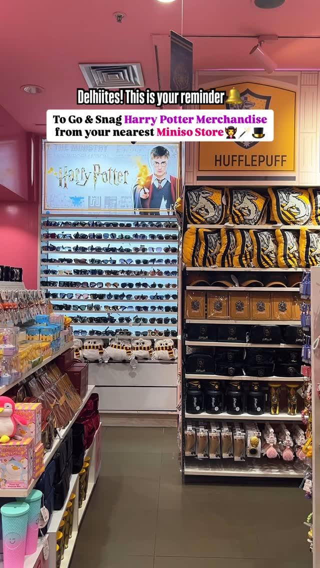 Wingardium Leviosa your style! ✨
Miniso has dropped an exclusive Harry Potter collection, and it’s full of wizarding vibes! From Hogwarts uniforms to magical accessories, it’s time to let your inner Potterhead shine
Don’t forget to snap a pic while you’re here! 

🪄Available at Miniso, across Delhi NCR
Outlet shown in this video📍Pacific Mall, Tagore Garden