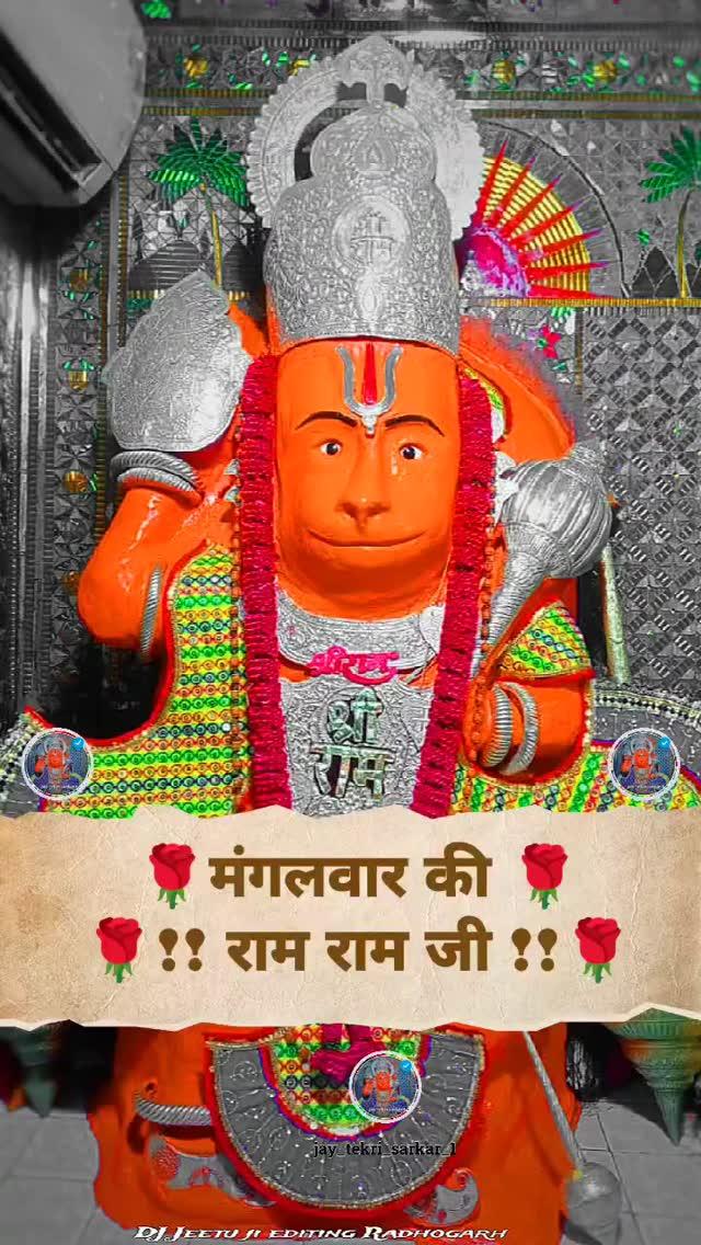 मंगलवार की राम-राम जी 🌹

#tekrisarkar😘 #jayshriram😘 
#tekrisarkarkihaigunanagri 
#tekridhamguna🙏🙏 #jayTekrisarkar1
#hanumanji🙏 #video 
#viral #hashtag 
#bhakti #bhajan
  #Guna #Dj_jeetu_ji
 #edition_mp8 
jay_tekri_sarkar_1
#hanumanlover❤️🤗_
mr_jeetu_ji
#love_Tekrisarkar❤️
#𝙅𝙖𝙮_𝙏𝙚𝙠𝙧𝙞_𝙎𝙖𝙧𝙠𝙖𝙧 🙏🏼 #𝙂𝙪𝙣𝘼  #𝘿𝙅_𝙅êê𝙏𝙪_𝙅𝙞 #𝙀𝙙𝙩 #𝙍𝙖𝙜𝙝ø𝙜𝙖𝙧𝙝
𝙈𝙮 𝙒𝙝𝙖𝙩𝙨𝘼𝙥𝙥 𝙉ø 8435775607