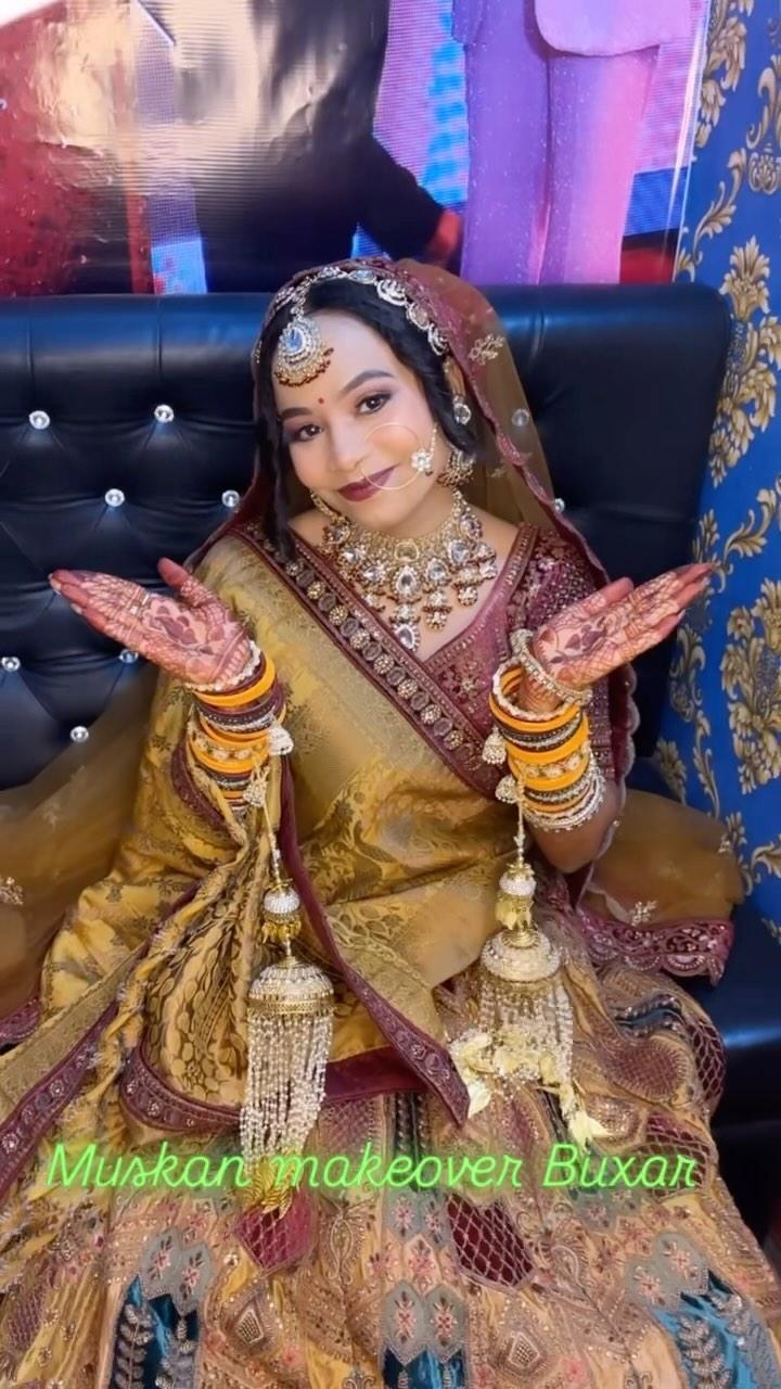 My beautiful bride Ritu🥰❤️❤️ makeup done by muskan makeover 💄💄

Follow muskan_makeover093 for more such types of contents