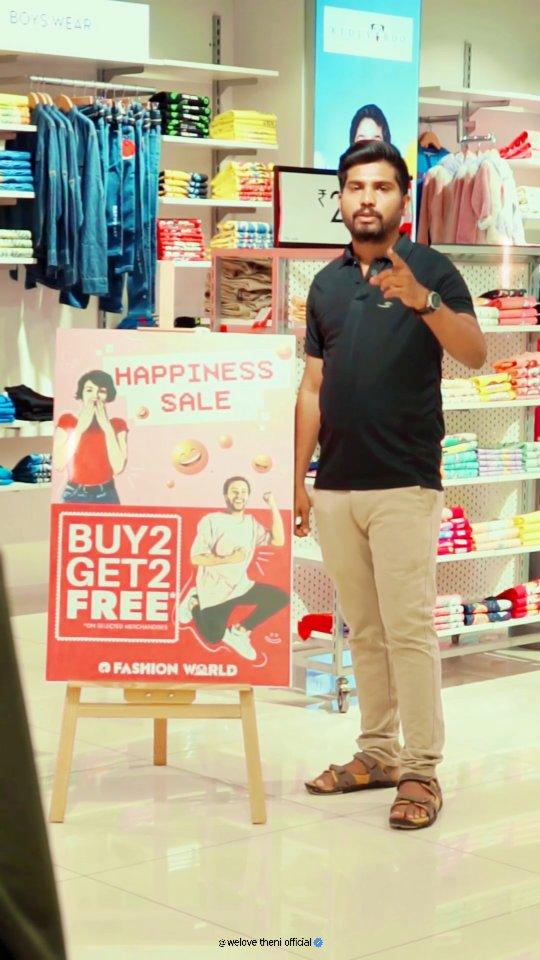 😍🛍️HAPPINESS SALE! 💥 BUY 2 GET 2 FREE 🛍️
VNR SQUARE, NEAR BY Dr.VELRAJ HOSPITAL, PERIYANDAVAR HIGHROAD, BODINAYAKANUR
Location Link: https://maps.app.goo.gl/A3XBuFqWFnUfQJnU6