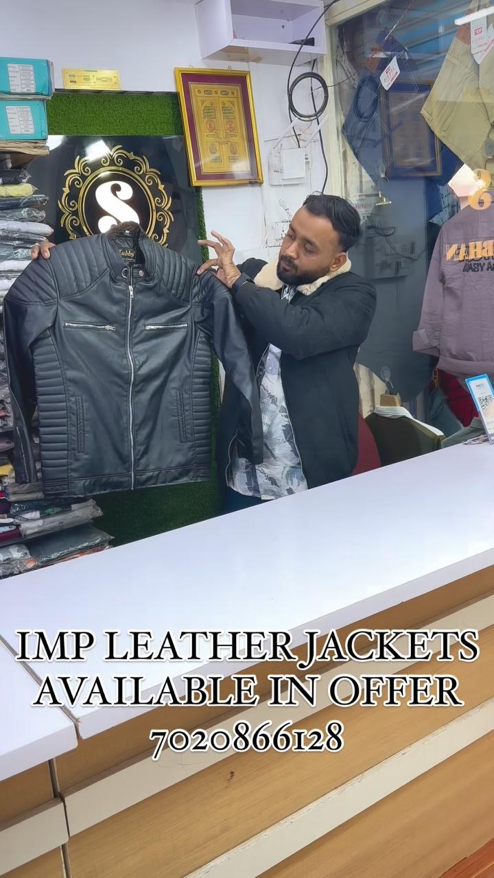 IMP WINTERS LEATHER JACKET IN OFFER 🤩🤩