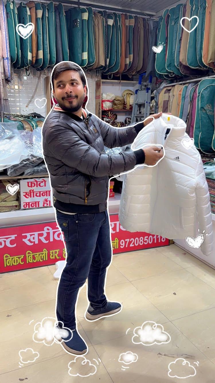 ALERT!!!!!!!
New stock arrival of jackets for men’s and for ladies as well 
LAGAN SHOP HANUMAN ROAD SHAMLI
Contact no9720850118