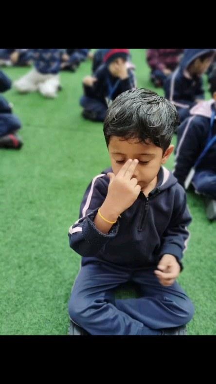 🧘 Meditation is the journey
from sound to silence,
from movement to stillness, 
from a limited identity to unlimited space
Sri Sri Ravi Shankar ji

Our humble gratitude to #artofliving teachers Mr
Surendra ji Sanghvi and Mr
Ashish ji Rathor for conducting insightful session
WorldMeditationDay #AOL 
#Artoflivingmandsaur top fans 
Vibodh Preschool #mandsaur
#bestpreschoolinmandsaur 
099268 33669