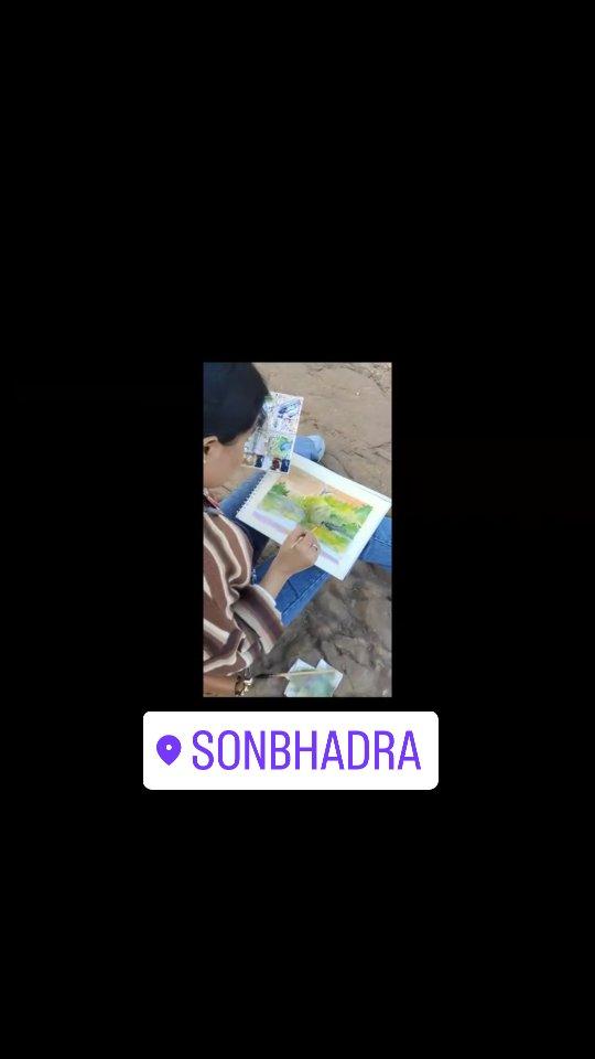 Traveled around the place and did some sketching too
livesketch #painting #watercolor #mountains #lake#sonbhadra #Varanasi #explorenature 🫶