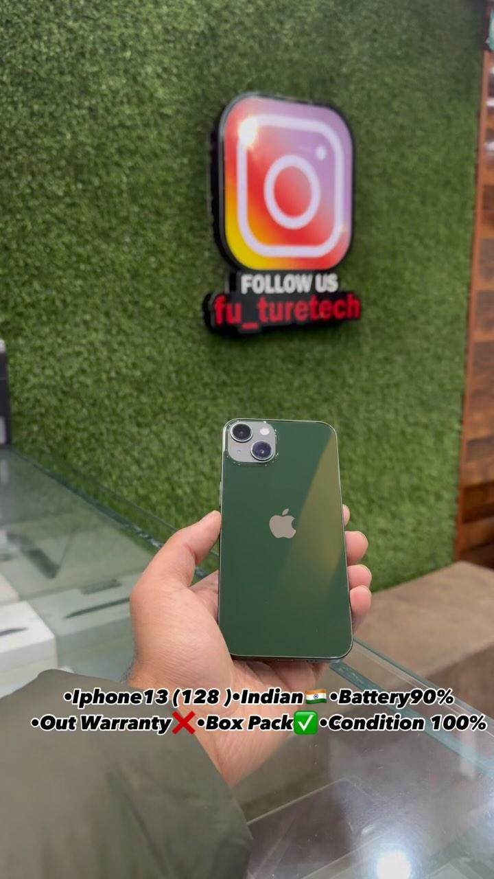 •Iphone13 (128 )•Indian🇮🇳•Battery90%•Out Warranty❌
•Box Pack✅•Condition 100%

📍Sanatnagar Chowkh Near Jk Bank📍
💳Credit Card Emi available 💳
<For booking related queries>
📞9541414003📞 

•We deal in Used/sealed Phones !! •Exchange offer also available !!

fu_turetech ,futuretech_sxr