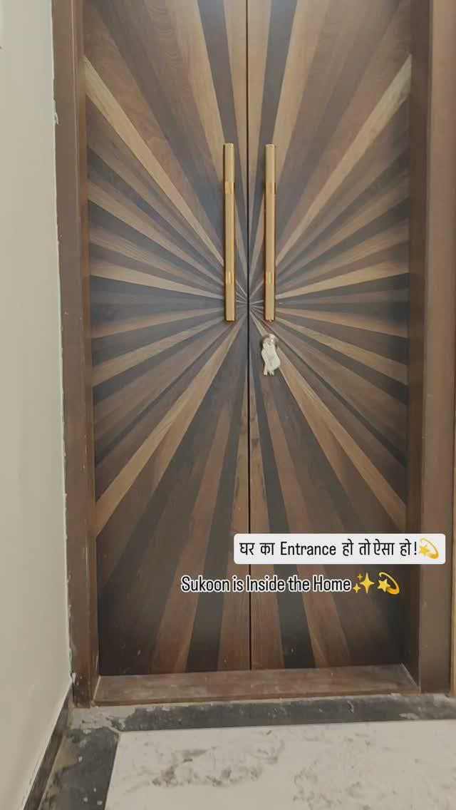 घर का Entrance हो तो ऐशा हो 🥰 sukoon is Inside the Home 🏠