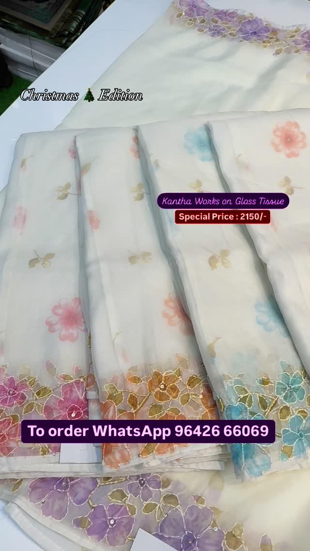 Latest & Trending designer sarees available now!
All kind of Saree’s available
For Any further details do follow us on Instagram
& WhatsApp link Given in bio!

96426-66069
For Wholesalers please message us!
World wide Shipping Available