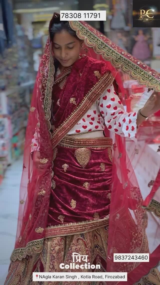 Firozabad walo k liye Bridal Lehenge Aur Saree Ka best collection 🤩

priy_collection 

📍Nagla Karan Singh , Kotla Road, Firozabad