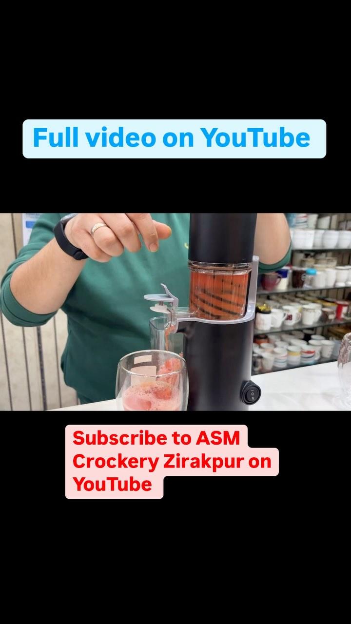 Borosil Slow juicer unboxing and review

Full video on ASM CROCKERY ZIRAKPUR YouTube channel

Subscribe to us on YouTube for detailed videos