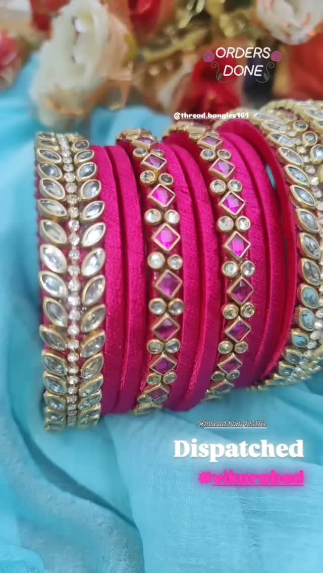 Order dispatched to vikarabad 
Made with lots of love 💞
Personalized bangles 😍
Newborn baby bangles to adults size bangles available 💜
Bulk orders are accepted 😄