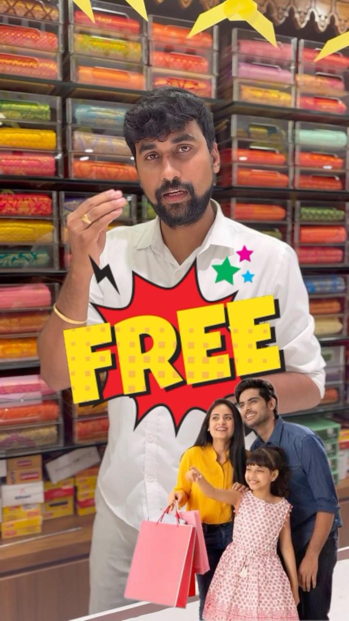 Get a dress worth₹2025 for free by playing a game 👔👗

Event Location:
 Sri Mahalakshmi Silks - Dharmapuri
Sakthi Towers,
CK Srinivasa Rao Street,
Opposite Kumudha Hospital 

VC : sathish_visual 🎥