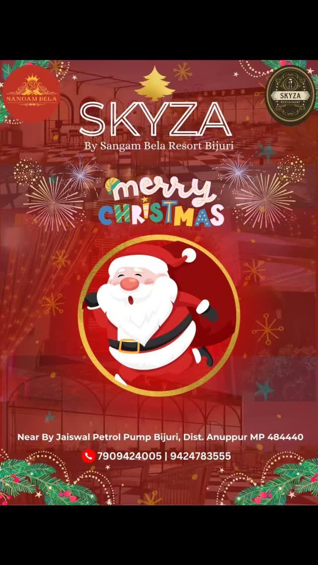 Merry Christmas 🎄🎁 

SKYZA MULTICUISINE ROOFTOP RESTAURANT BY SANGAM BELA RESORT BIJURI