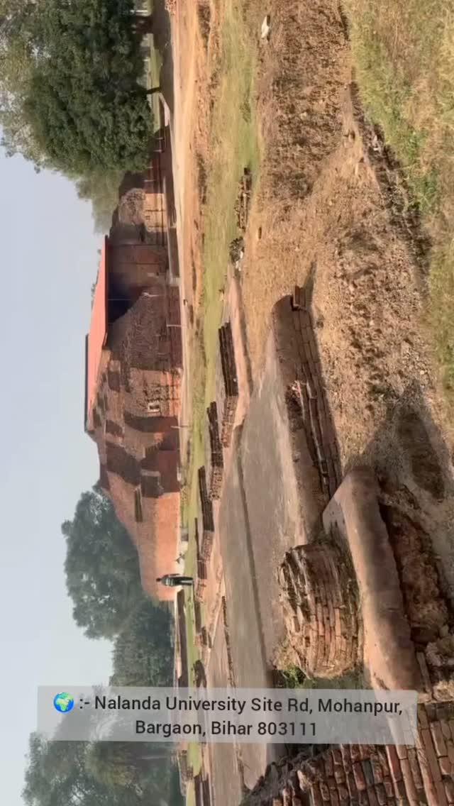 Nalanda was an acclaimed Mahavihara, a large Buddhist monastery in the ancient kingdom of Magadha (modern-day Bihar) in India
The site is located about 95 kilometres southeast of Patna near the town of Bihar Sharif, and was a centre of learning from the fifth century CE to1200 CE
It is a UNESCO World Heritage Site