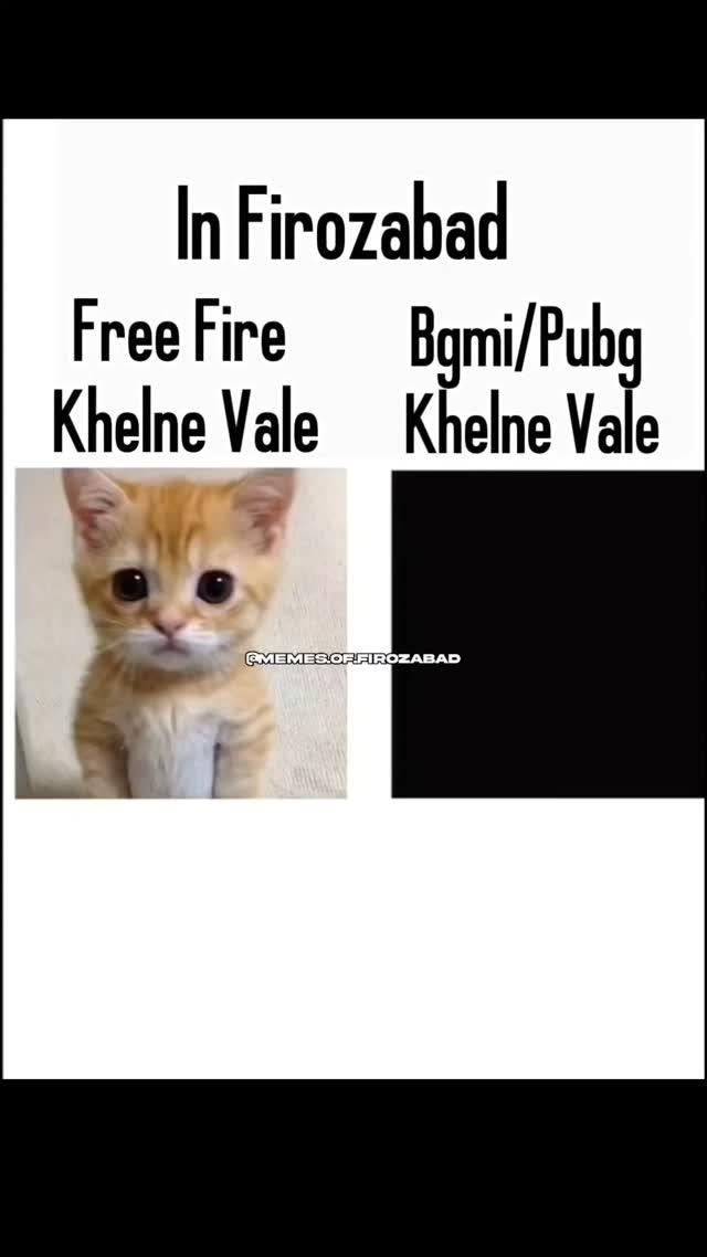 Khelega free fire💀😂

Follow memes.of.firozabad For More