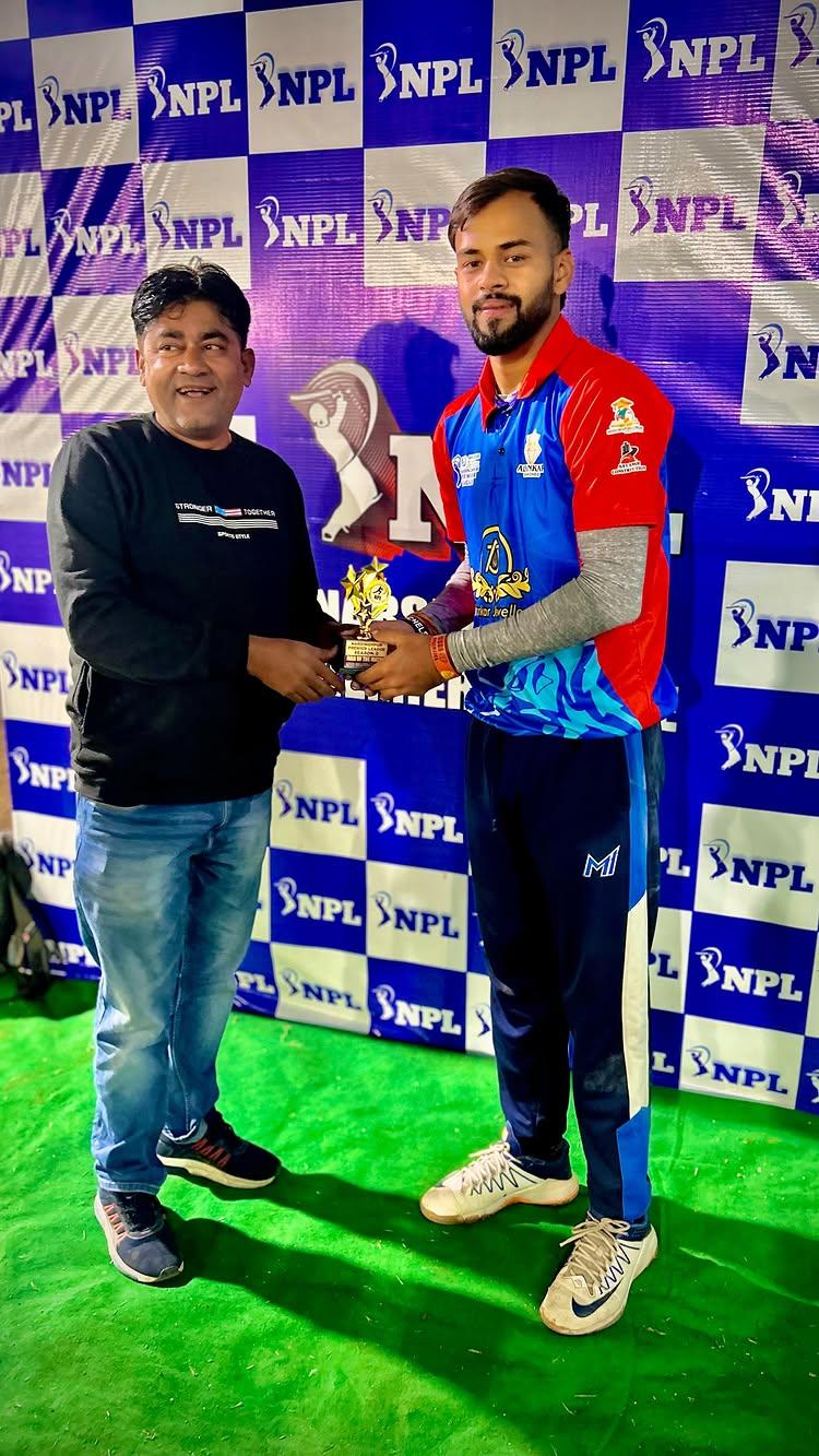 BATTING PERFORMANCE NPL SEASON 2 semifinal 
THE MAN FROM NARSHINGHPUR