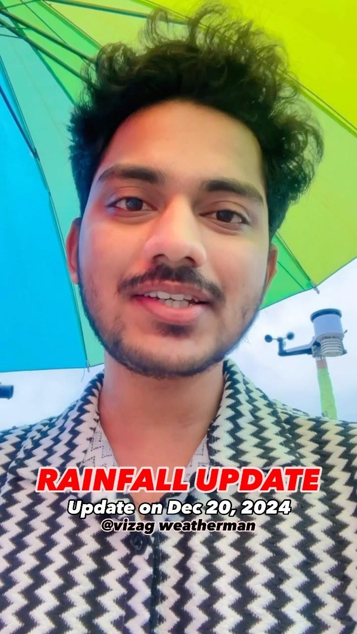 Rains to continue till Dec 21st afternoon 🌧️👍

FOLLOW vizag_weatherman for more information