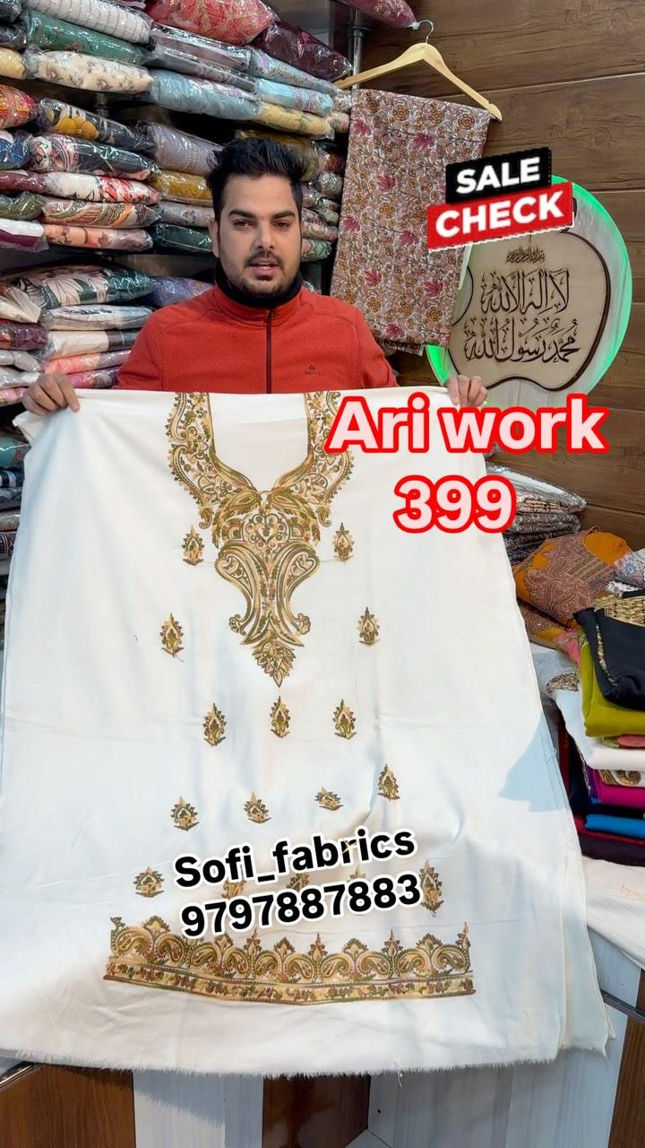 Casmilone suit with ari work available on sale prices #399

Follow sofi_fabrics 
Follow sofi_fabrics 
Follow sofi_fabrics