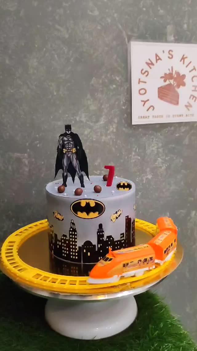 #batman theme cake jyotsna_s_kitchen