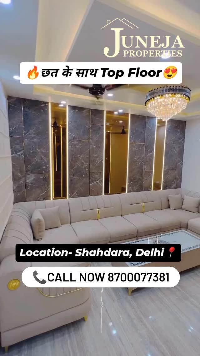 Details Below 👇 
Call/Whatsapp For Price ☎️8700077381
Size-125sq Yards🏠
Location-Shahdara📍
Near Main Market✨
Lift✅
Car Parking✅
MCD Approved ✅