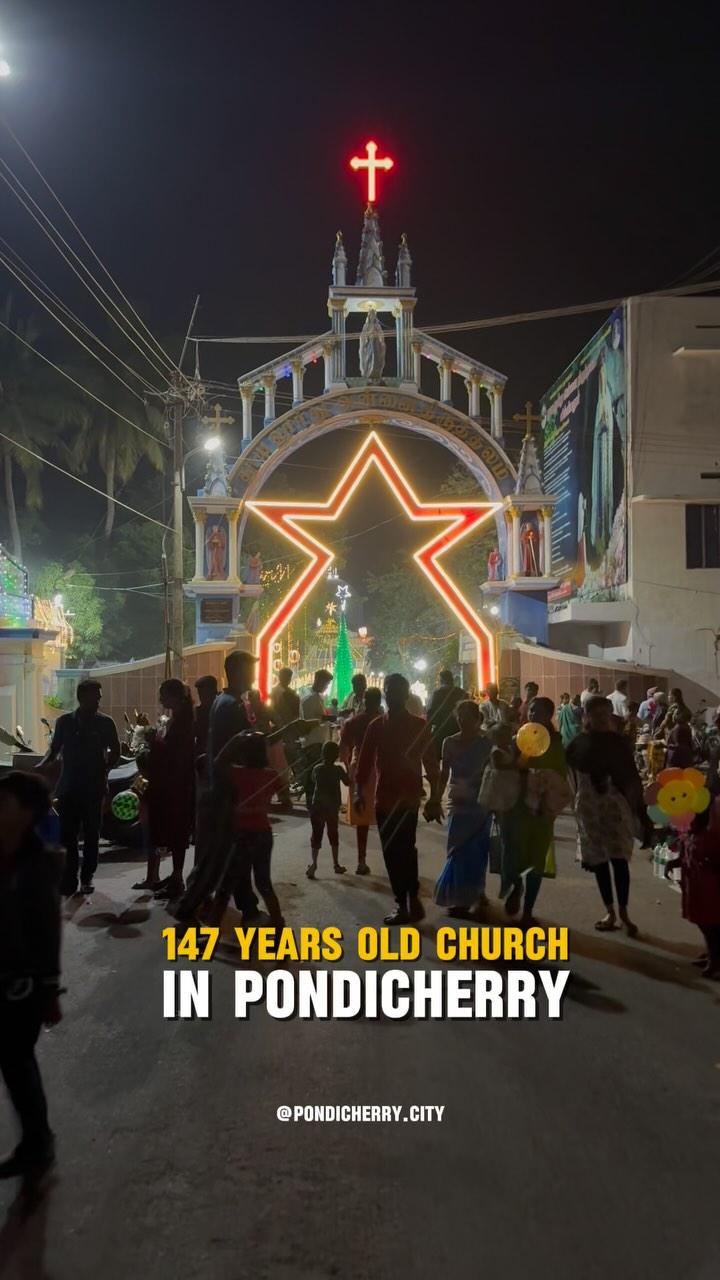 147 YEARS OLD Church in Pondicherry 🧑‍🎄

📍Our Lady of Lourdes Shrine, Villianur

#Pondicherry #PondicherryCity #Pondy #PondyMemes PondyMemes