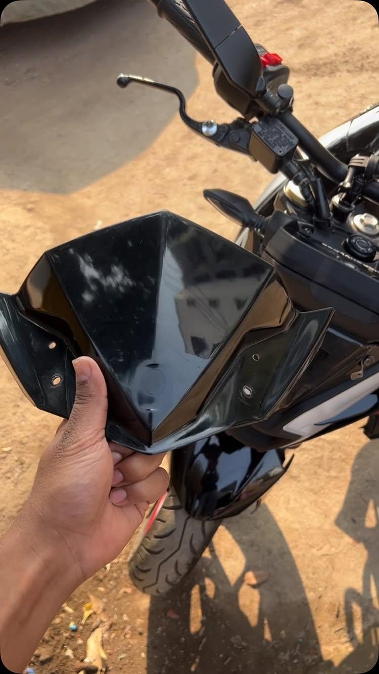 Installation video of Yamaha Fz visor on pulsar ns400z 🙌🏻