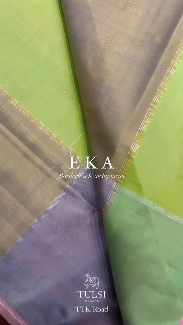 | EKA - BORDERLESS KANCHIPURAM SILK SAREE |

Visit us at :
176, TTK Road, Alwarpet , Chennai-600018
Landmark: Next to Raj Park Hotel

Contact us : +91 80150 62905

[ The colours you see on your screen may differ slightly from the actual product due to unique device settings, including brightness and resolution
If you would like further clarification on colours or details, our customer service team is here and happy to assist ]

#tulsimadras #tulsisilks #sarees
#kanchipuram #kanjeevaram #kanchipuramsilksarees #silksarees #mylapore #knowyoursaree  #festivefashion
#festivesarees #exclusiveSarees #weddingsarees #traditional #sareesofinstagram #sareelove #sareesonline #bangalore #hyderabad 

[ Kanchipuram sarees, Kanchipuram silk sarees, Saree, Silk Saree, Pattu sarees, Saree, Saree Shop ]