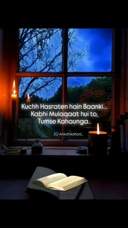 Kuch Hasraten hain Banki 💔 Follow ➡️ abtaalks ankahikahani_  for more Hindi Poetry Shayari Storytelling Videos