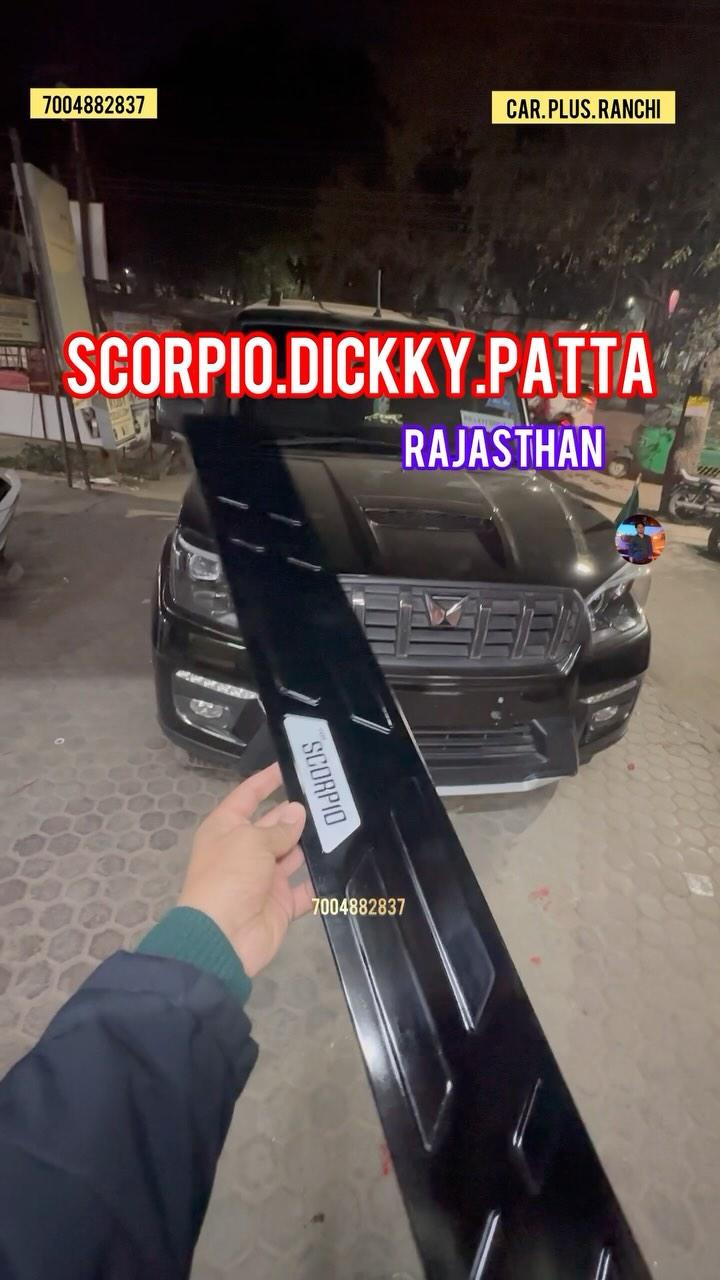 Mahindra scorpio classic dickky patta deliver Rajasthan