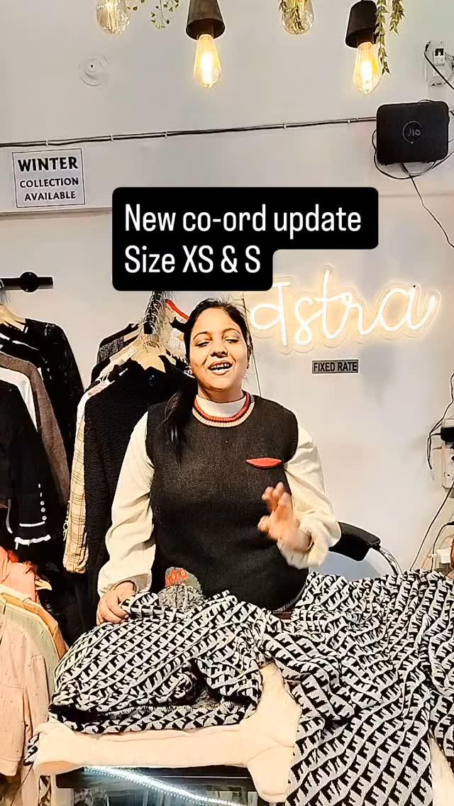 "New size, same chic vibes
XS and S co-ords are waiting for you!