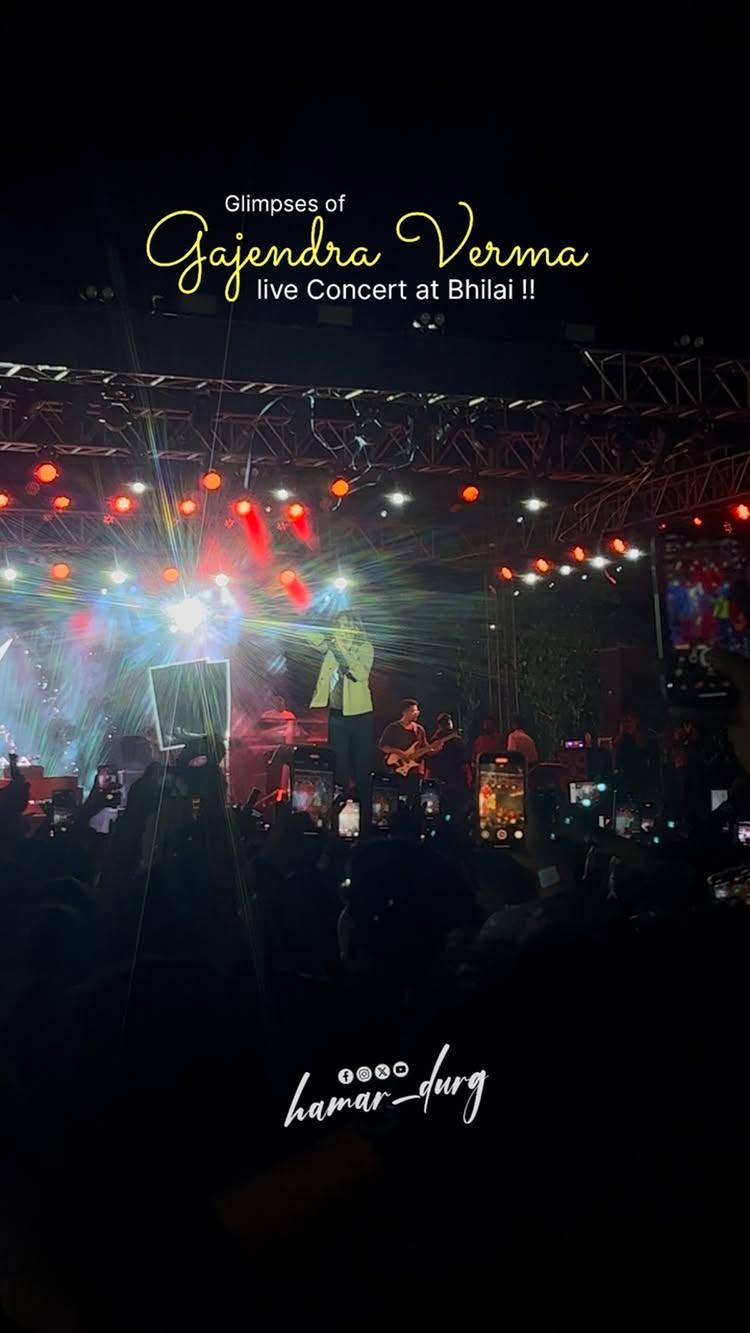 Glimpses of Gajendra Verma live Concert at Bhilai !!