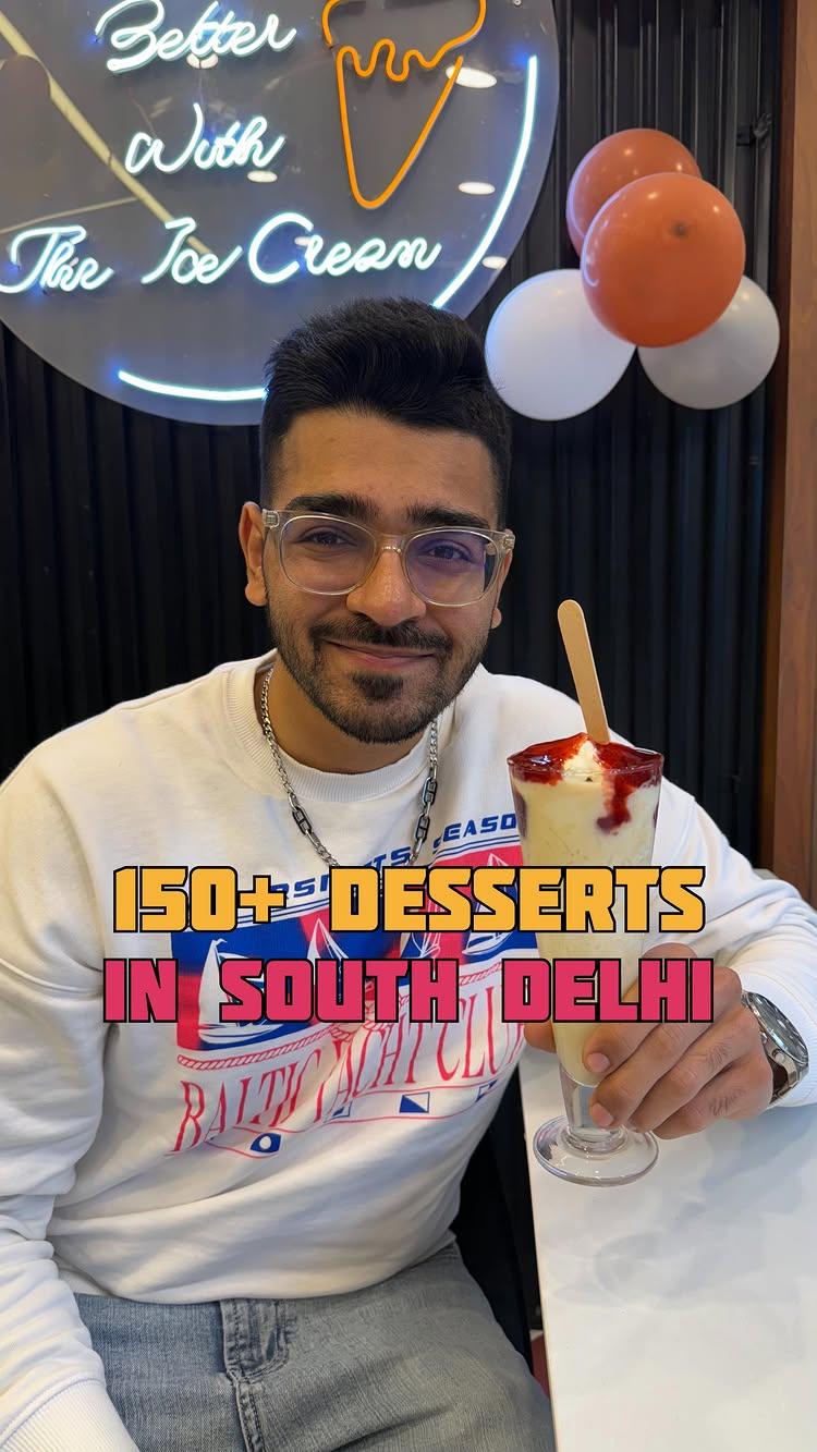 🍦 South Delhi, dessert lovers alert! 😍 Ice Cream Masters in Malviya Nagar is your new go-to spot with 150+ dessert options
From creamy shakes to fresh fruit ice cream rolls and desi-style matka kulfi with rabri, there’s something for everyone
Don’t miss their crowd-favorite Marble Sundae featuring Lotus Biscoff and Gems
Whether you’re a chocolate fan or a fruit lover, they’ve got it all!

Ready to satisfy your sweet tooth? Tag your dessert buddy and drop by today! 🍨✨

………………………
theicecreammasters_del 

Ground Floor, D-85, Block D, Malviya Nagar, New Delhi, Delhi 110017
………………………
Masters Spl
Marble Sundae
🍨 Blueberry cheesecake shake
🍨 Lotus Biscoff shake
🍨 Fresh fruit ice cream roll
🍨 Nutella mess mini pancakes
🍨 Fruit Rhapsody
🍨 Ghare wali Matka Kulfi with Rabri
………………………
Timings : 11:30 am - 11:30 pm
………………………
Follow lifeofpaetoo if you are a food lover 🥰
………………………
icecream #icecreammasters #dessert #desserts #lifeofpaetoo #explore #trending #delhi #explorepage #viralreels #delhidiaries #dessertlover #dessertstudio #kulfi #lotusbiscoff #blueberry #nutella #icecreamrolls #sundae #icecreamlover #icecreamsundae #viral #fruit #fruitsundae #fruiticecream #delhifoodie #southdelhi #delhifood #delhifoodbloggers #desserttime 

[ Ice cream , Life of Paetoo , Ice Cream Masters, Malviya Nagar , Desserts ]