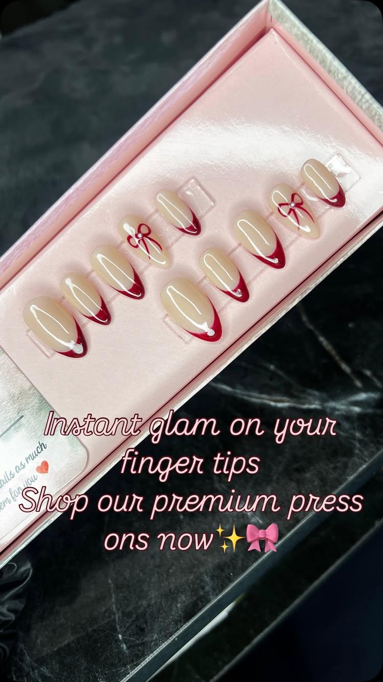 Instant glam at your fingertips! 💅✨ 
Transform your look with our stunning press-on nails—quick, easy, and flawless every time !!

#nails #nails2inspire #pressonnails #pressons #pressonnailsforsale #pressonnailslovers #pressonnailbusiness #pressonsnails #pressonnailsqueen #pressonnail #pressonnailsofinstagram #pressonnailsaddict #kapurthala #kapurthalanailartist #kapurthalanailtech #kapurthalanailart #kapurthalanails #kapurthalanailacademy #kapurthalanailstudio 

( pressons , kapurthalanailartist, acrylic nails, gel nails , gel extensions)